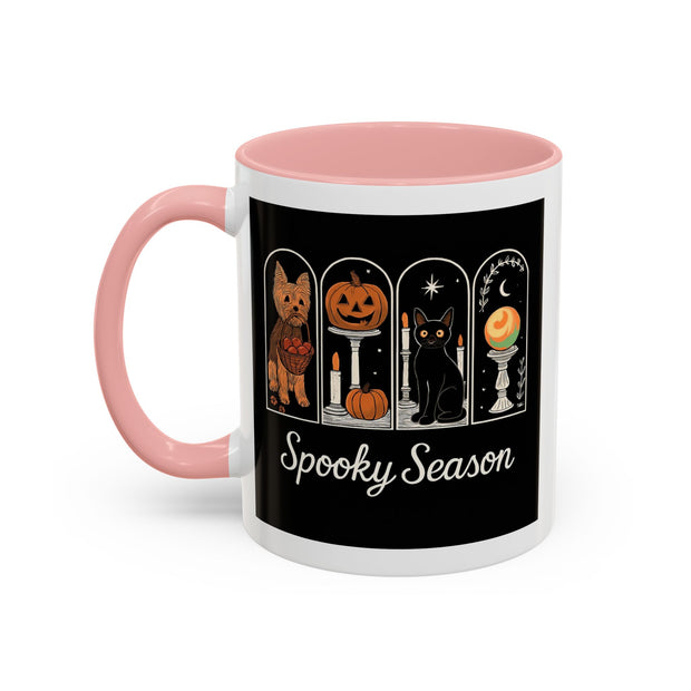 Spooky Season Yorkie Accent Coffee Mug