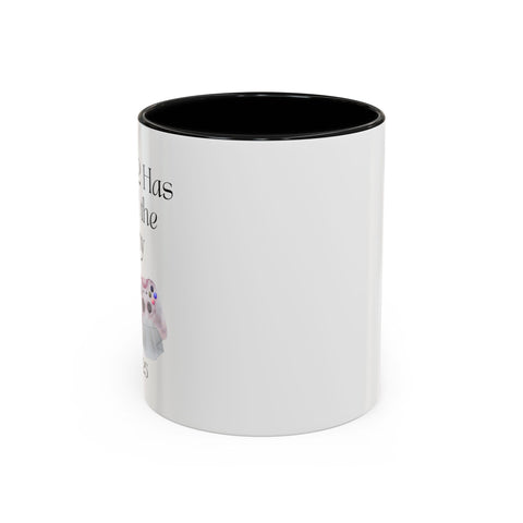 'Player 2 Has Joined The Party' 'Est. 2025' Accent Coffee Mug
