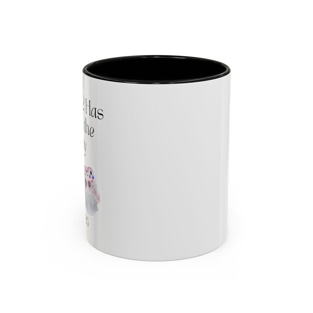 'Player 2 Has Joined The Party' 'Est. 2025' Accent Coffee Mug