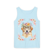 Geeky Goddess Golden Retriever Unisex Tank Top