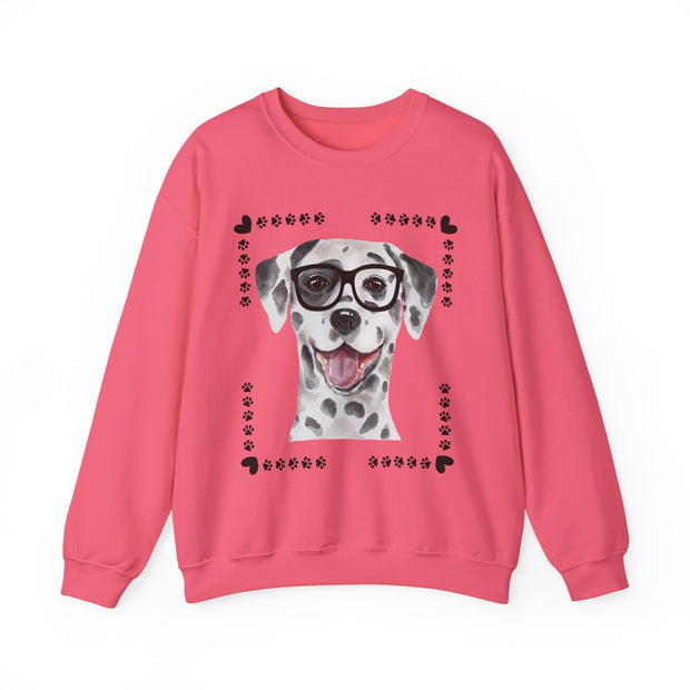 Geeky Good Dalmatian Unisex Crewneck Sweatshirt