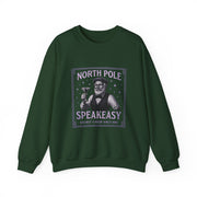 North Pole Speakeasy Crewneck Sweatshirt | Cozy Holiday Gift | Winter Wear | Christmas Sweatshirt | Unisex Comfy Apparel