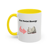 'Plot Twist Energy' Accent Coffee Mug