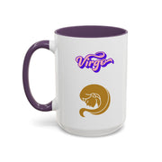 'Virgo' Zodiac Accent Coffee Mug