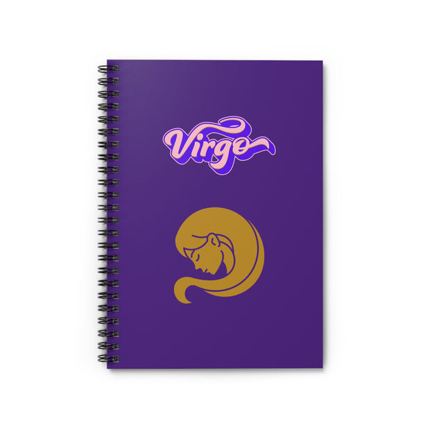 'Virgo' Zodiac Spiral Notebook