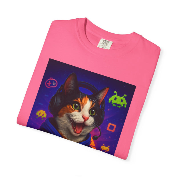 Game On Tricolored Cat Unisex T-shirt