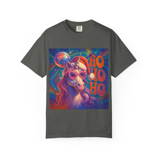 'Ho Ho Ho' Santa Unicorn Unisex T-shirt