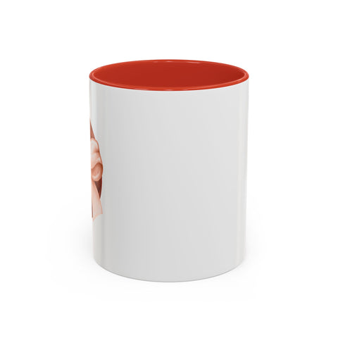 Mars Wrapped In A Bow Accent Coffee Mug