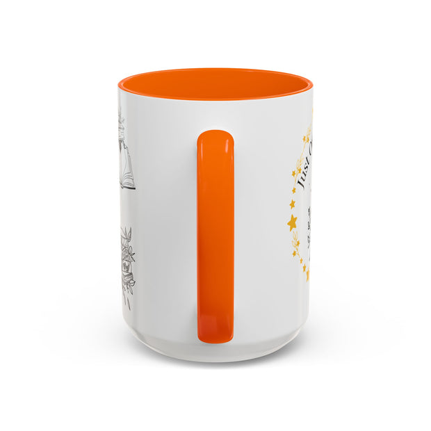 'Just One More Chapter' Accent Coffee Mug