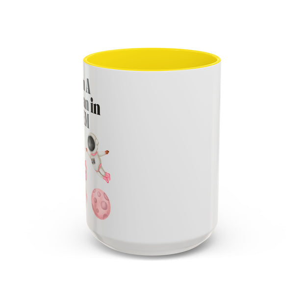 'I Am A Woman In STEM' Astronaut Accent Coffee Mug