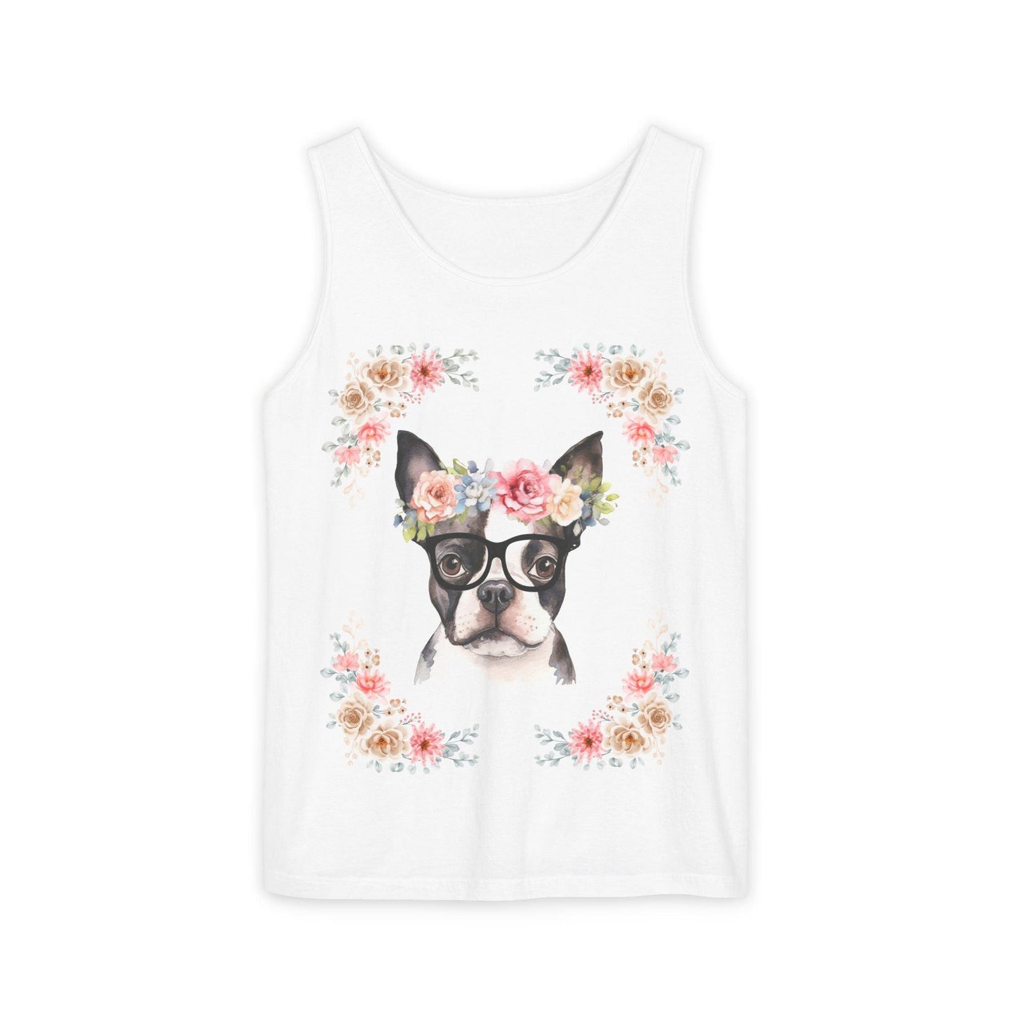 Geeky Goddess French Bullldog Unisex Tank Top