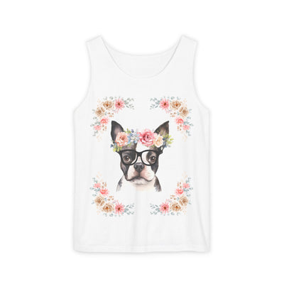 Geeky Goddess French Bullldog Unisex Tank Top