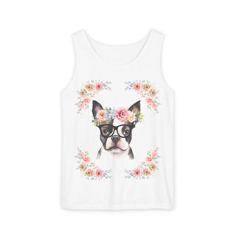 Geeky Goddess French Bullldog Unisex Tank Top