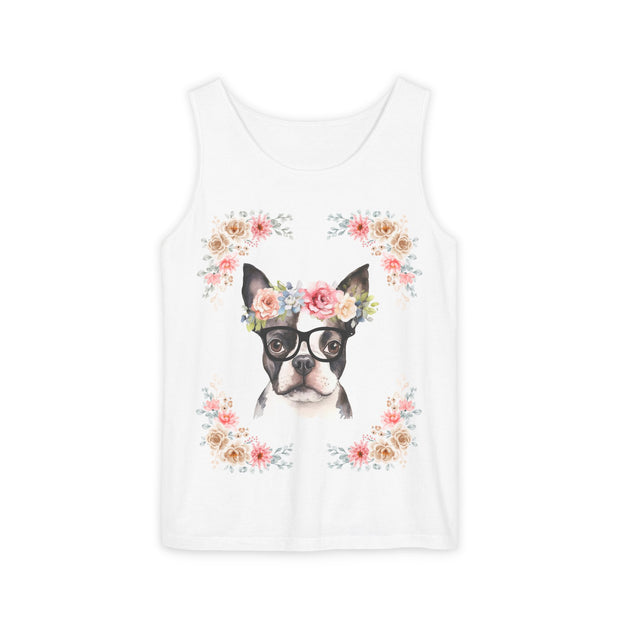 Geeky Goddess French Bullldog Unisex Tank Top