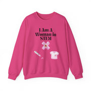 'I Am A Woman In STEM' Nurse Unisex Crewneck Sweatshirt