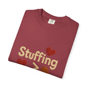 Funny Thanksgiving T-Shirt, Unisex Humor Shirt, Stuffing Over Feelings Tee, Holiday Casual Top, Gift for Foodies, Fall Apparel