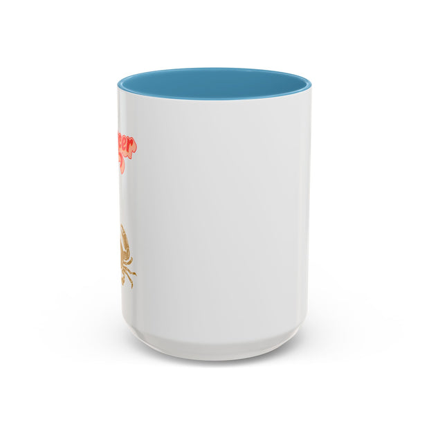 'Cancer' Zodiac Accent Coffee Mug