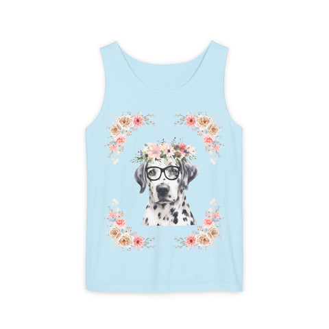 Geeky Goddess Dalmatian Unisex Tank Top