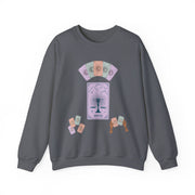 'Justice' Tarot Card Unisex Crewneck Sweatshirt