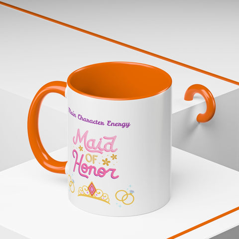 'Main Character Energy: Maid of Honor' Accent Coffee Mug