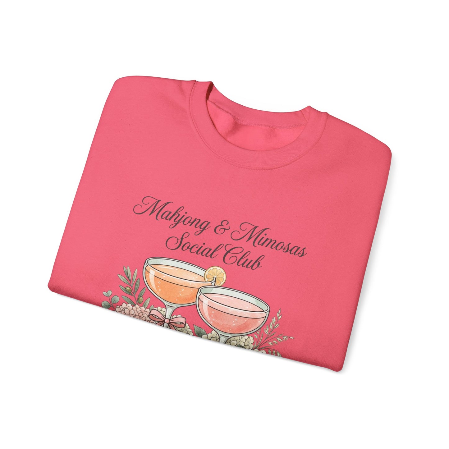 Mahjong & Mimosas Sweatshirt, Mahjong Club Crewneck, Brunch Girl Pullover