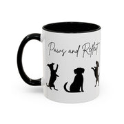 'Paws and Reflect' Dogs Accent Coffee Mug