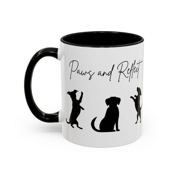 'Paws and Reflect' Dogs Accent Coffee Mug