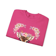 Geeky Goddess Deer Unisex Crewneck Sweatshirt