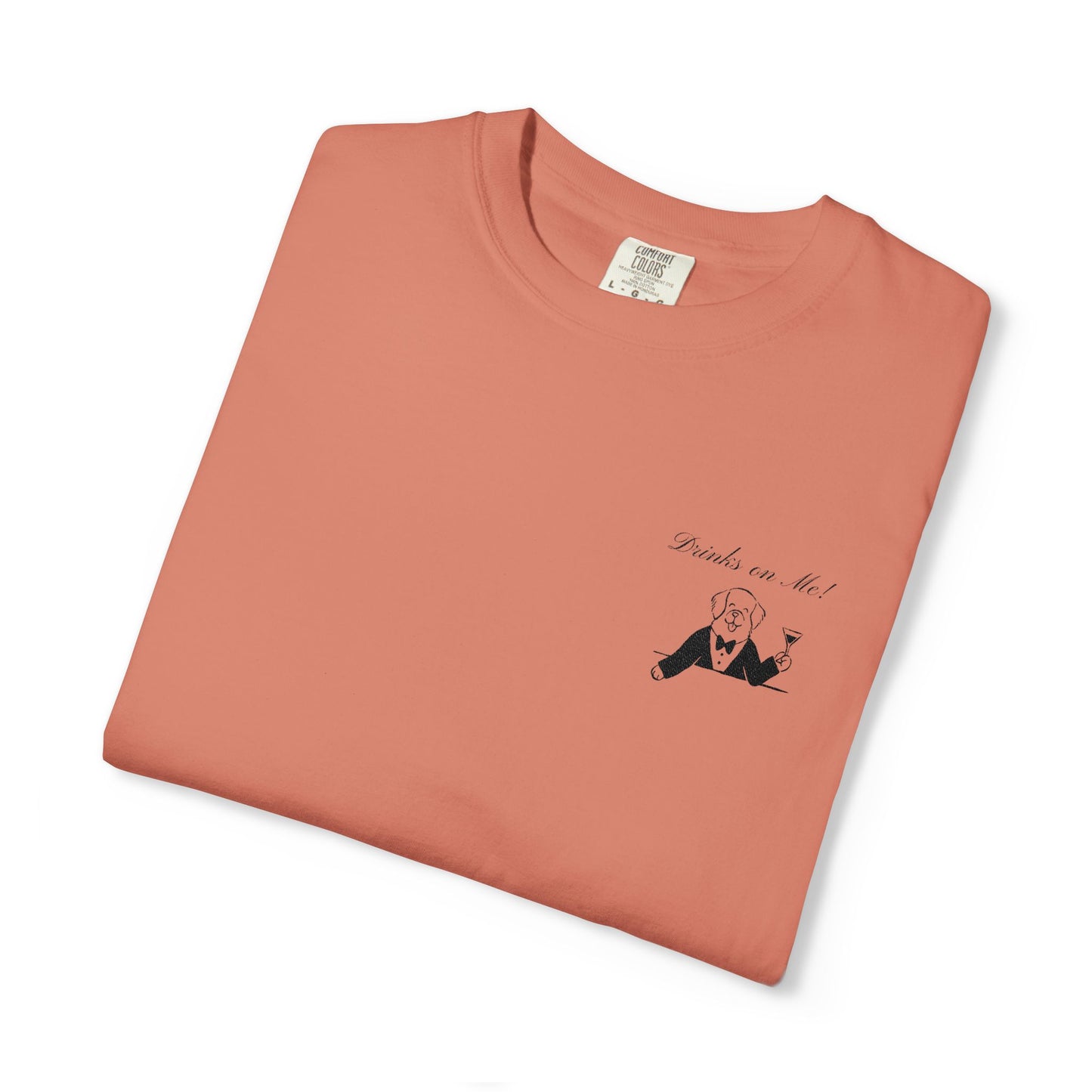 Drinks On Me Wedding Shirt, Funny Dog Bride Tee, Cocktail Hour Bridal Shirt, Cute Puppy Wedding Tee, Bachelorette Shirt