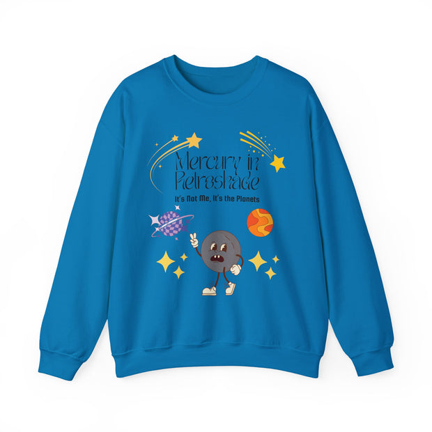 'Mercury In Retroshade: It's Not Me, It's The Planets' Unisex Crewneck Sweatshirt