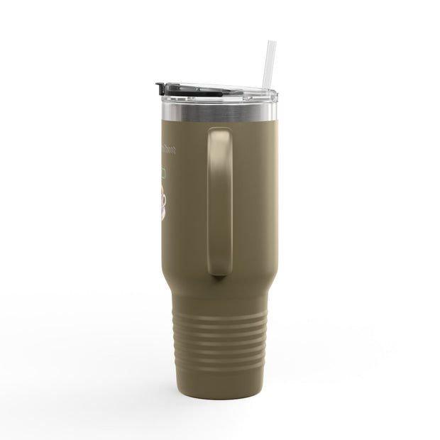 'Loading...Caffeine Boost' Insulated Travel Mug, 40oz