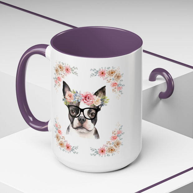 Geeky Goddess French Bulldog Accent Coffee Mug