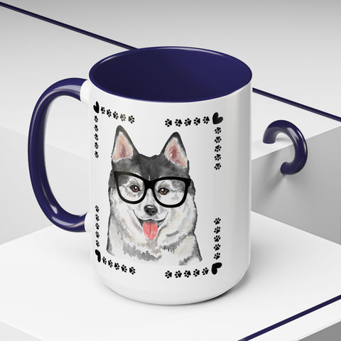 Geeky Good Siberian Husky Accent Coffee Mug