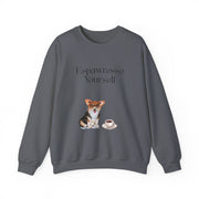 'Espawresso Yourself' Unisex Corgi Sweatshirt