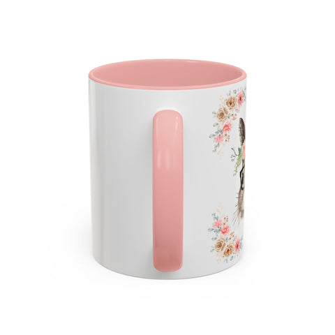 Geeky Goddess Bunny Accent Coffee Mug