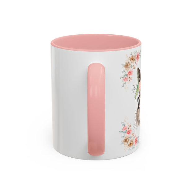 Geeky Goddess Bunny Accent Coffee Mug