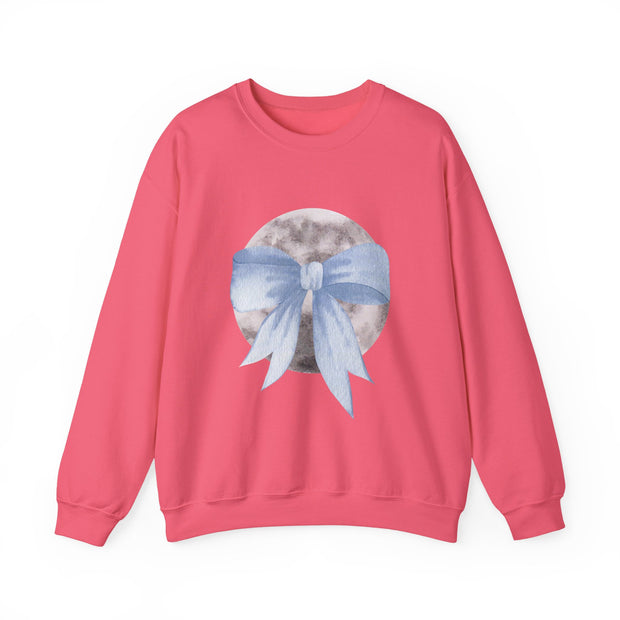 Moon Wrapped In A Bow Unisex Crewneck Sweatshirt