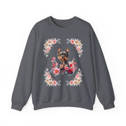 Geeky Goddess Yorkie Unisex Crewneck Sweatshirt