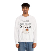 'You and Me Against The World' Unisex Crewneck Sweatshirt