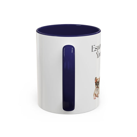 'Espawresso Yourself' French Bulldog Accent Coffee Mug