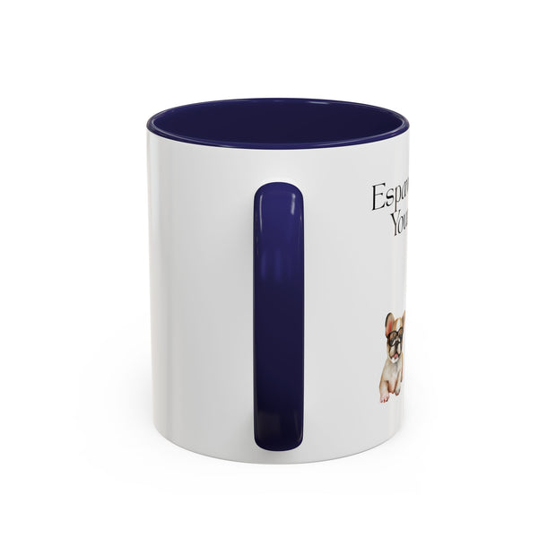 'Espawresso Yourself' French Bulldog Accent Coffee Mug