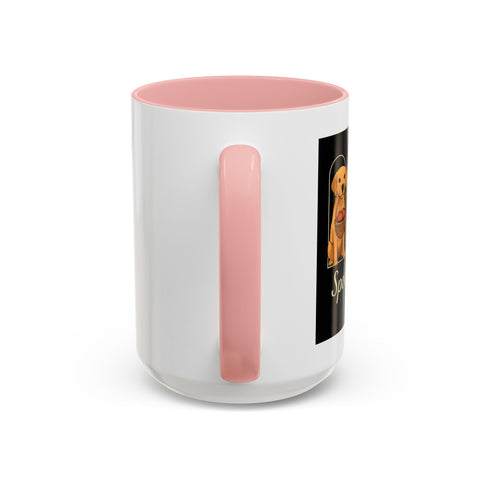 Spooky Season Golden Retriever Accent Coffee Mug