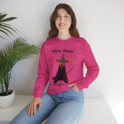 'Witch, Please. Too Much Magical To Handle' Wizard Unisex Crewneck Sweatshirt