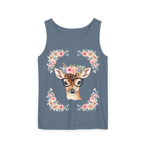 Geeky Goddess Deer Unisex Tank Top