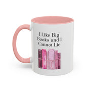 'I Like Big Books and I Cannot Lie' Accent Coffee Mug