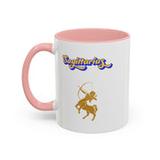 'Sagittarius' Zodiac Accent Coffee Mug