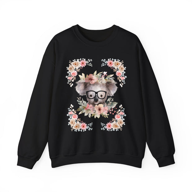 Geeky Goddess Koala Unisex Crewneck Sweatshirt