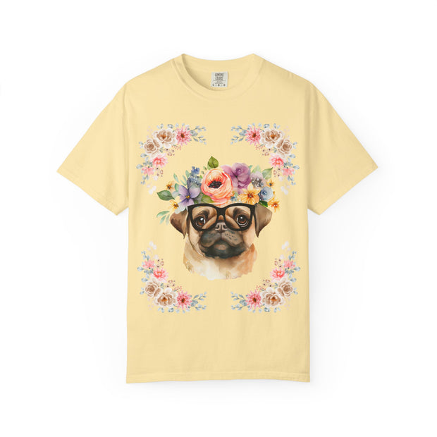 Geeky Goddess Pug Unisex T-Shirt