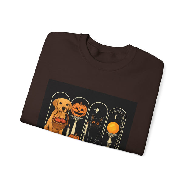 Spooky Season Golden Retriever Crewneck Sweatshirt