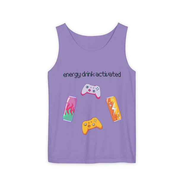 'Energy Drink Activated' Gamer Unisex Tank Top